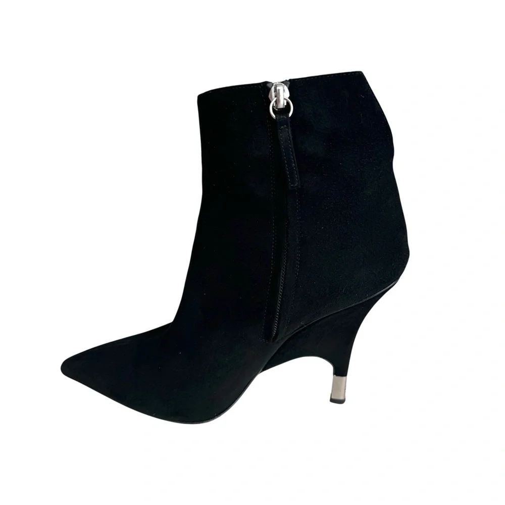 Giuseppe Zanotti Ankle Zip Booties Black Suede
